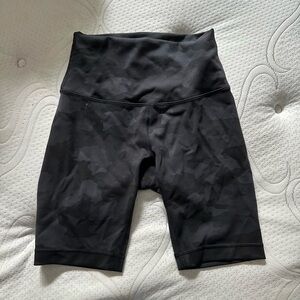 LULULEMON ALIGN HIGH RISE BIKER SHORTS 00